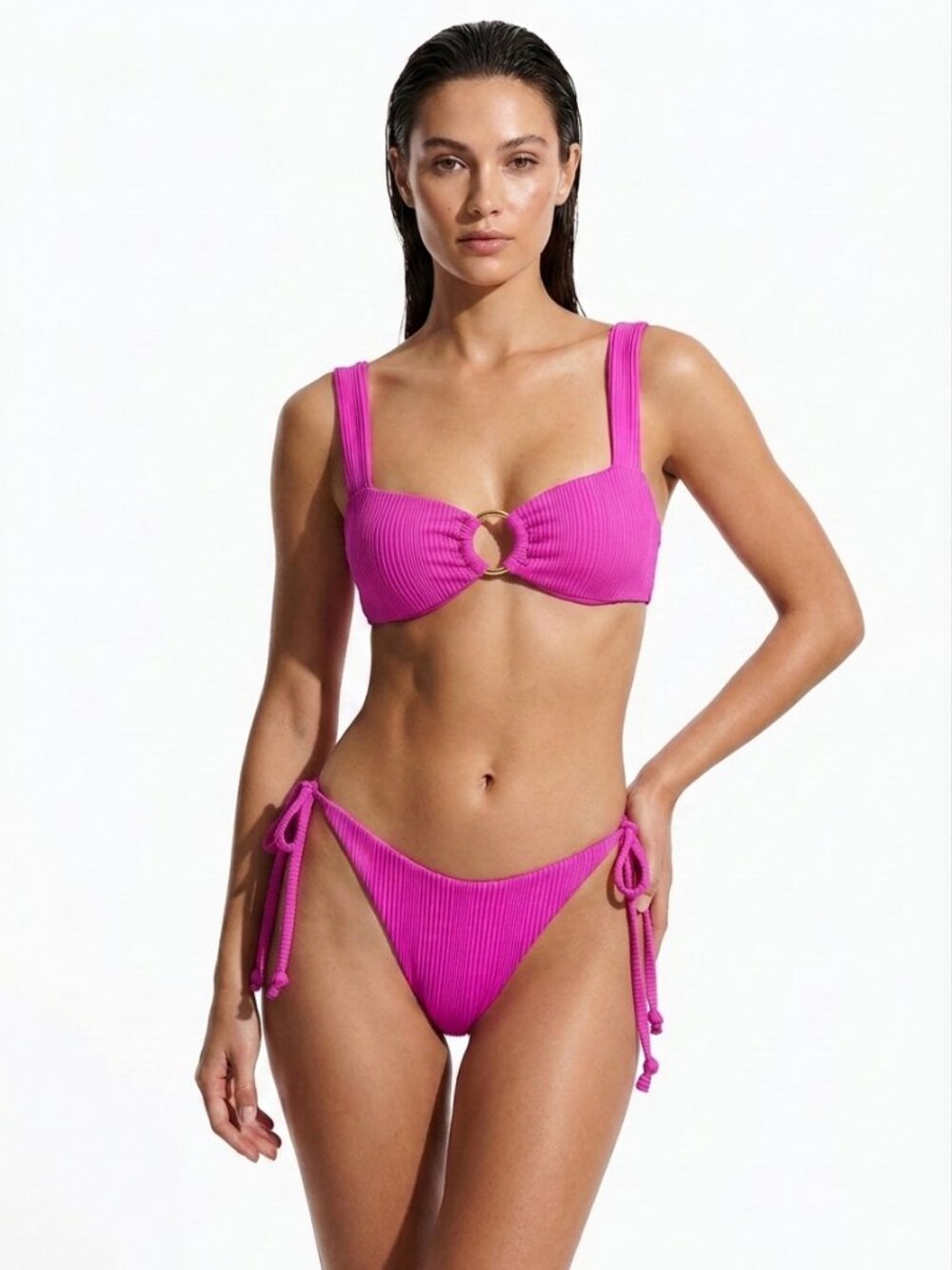 L*Space Bikini Set Willow Bikini Top & Lennox Bikini Bottoms - Medium Swimwear